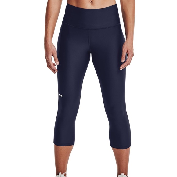 Under Armour Pants - Under Armour Heat Gear Athletic Fit Leggings - NWOT Heat Gear Navy Blue Size XS